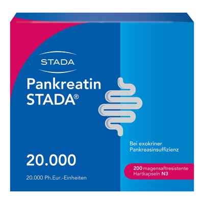 Pankreatin Stada 20.000 magensaftresistente Hartkapsel 200 stk von STADA GmbH PZN 14307771