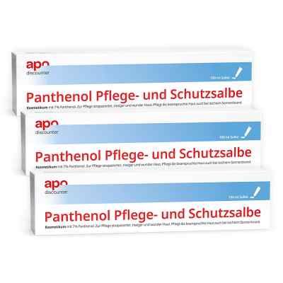 Panthenol Pflege- und Schutzsalbe von apodiscounter 3x100 ml von Pharma Aldenhoven GmbH & Co. KG PZN 08102170