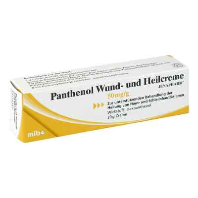 Panthenol Wund- und Heilcreme JENAPHARM 50mg/g 20 g von MIBE GmbH Arzneimittel PZN 08814541
