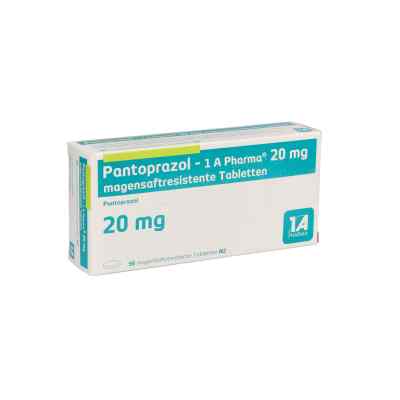 Pantoprazol-1a Pharma 20 mg magensaftresistent Tabletten 56 stk von 1 A Pharma GmbH PZN 00939295