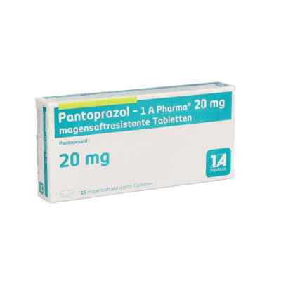 Pantoprazol-1A Pharma 20mg 15 stk von 1 A Pharma GmbH PZN 05046863