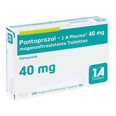 Pantoprazol-1a Pharma 40 mg magensaftresistent Tabletten 100 stk von 1 A Pharma GmbH PZN 05047070