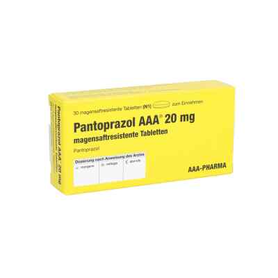 Pantoprazol AAA 20mg 30 stk von AAA - Pharma GmbH PZN 09188382