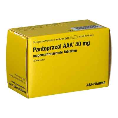Pantoprazol AAA 40mg 98 stk von AAA - Pharma GmbH PZN 03102971