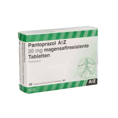 Pantoprazol AbZ 20mg 28 stk von AbZ Pharma GmbH PZN 01841836