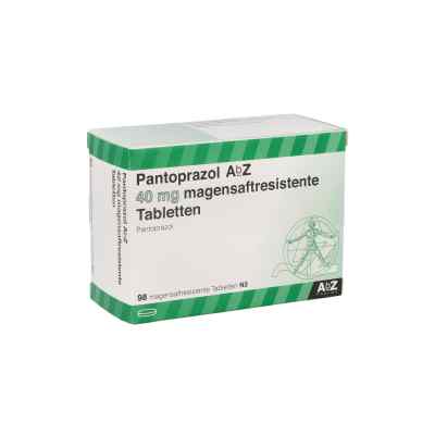 Pantoprazol AbZ 40mg 98 stk von AbZ Pharma GmbH PZN 01841977
