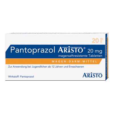 Pantoprazol Aristo 20mg 25 stk von Aristo Pharma GmbH PZN 10549307