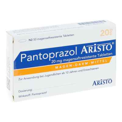 Pantoprazol Aristo 20mg 50 stk von Aristo Pharma GmbH PZN 10549313