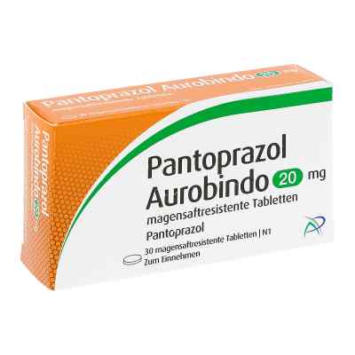 Pantoprazol Aurobindo 20mg 30 stk von PUREN Pharma GmbH & Co. KG PZN 11100673