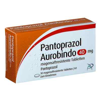 Pantoprazol Aurobindo 40mg 30 stk von PUREN Pharma GmbH & Co. KG PZN 11100710