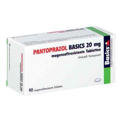 Pantoprazol Basics 20 mg magensaftresistent Tabletten 90 stk von Basics GmbH PZN 10234058
