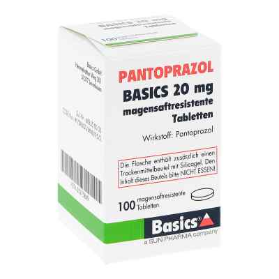 PANTOPRAZOL BASICS 20mg 100 stk von Basics GmbH PZN 03275849