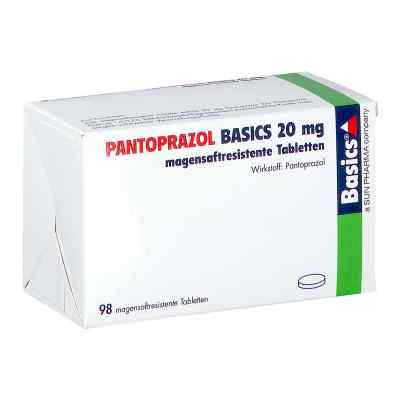 PANTOPRAZOL BASICS 20mg 98 stk von Basics GmbH PZN 05373763