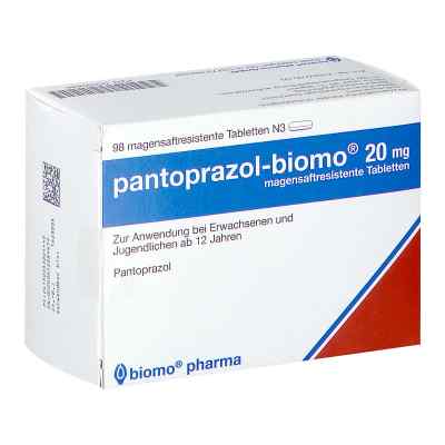 Pantoprazol-biomo 20mg 98 stk von biomo pharma GmbH PZN 05380444