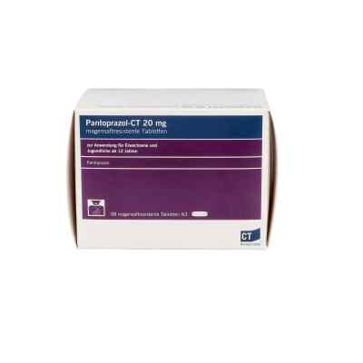 Pantoprazol-ct 20 mg magensaftresistente Tabletten 98 stk von AbZ Pharma GmbH PZN 01836249