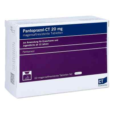 Pantoprazol-CT 20mg 60 stk von AbZ Pharma GmbH PZN 01268466