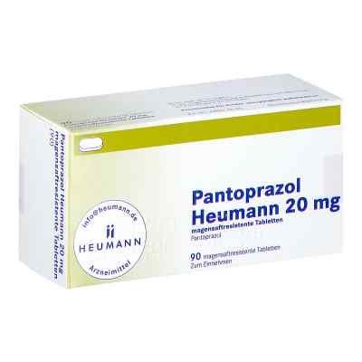 Pantoprazol Heumann 20 mg magensaftresistent Tabletten 90 stk von HEUMANN PHARMA GmbH & Co. Generi PZN 11544140