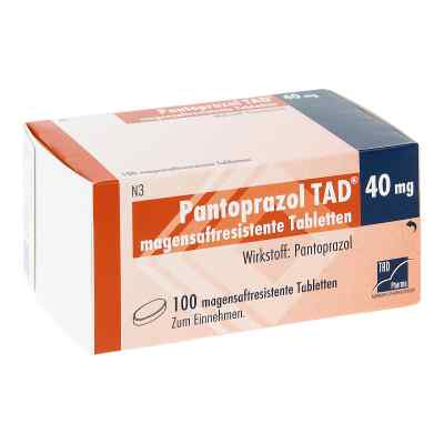 Pantoprazol TAD 40mg 100 stk von TAD Pharma GmbH PZN 07363007