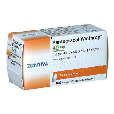Pantoprazol Winthrop 40mg 100 stk von Zentiva Pharma GmbH PZN 09190723