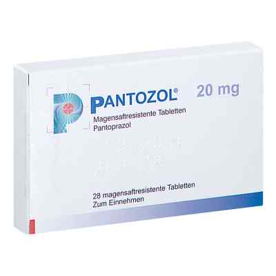 Pantozol 20 mg magensaftresistente Tabletten 28 stk von axicorp Pharma GmbH PZN 13577741