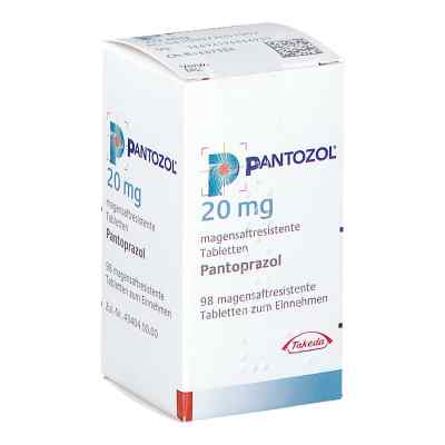 Pantozol 20 mg magensaftresistente Tabletten 98 stk von TAKEDA GmbH PZN 07265196