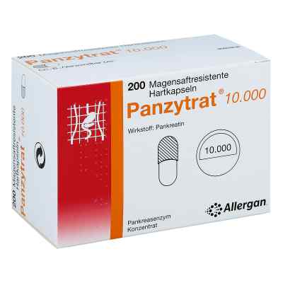 Panzytrat 10000 200 stk von AbbVie Deutschland GmbH & Co. KG PZN 04893093