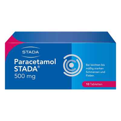 Paracetamol STADA 500 mg Tabletten 10 stk von STADA Consumer Health Deutschland GmbH PZN 03366196
