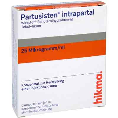 Partusisten intrapartal Konz.z.herstell.e.inj.lsg. 5X1 ml von HIKMA Pharma GmbH PZN 02792755