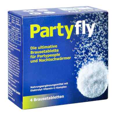 Partyfly Brausetabletten 4 stk von PHILPHARMA GmbH PZN 17538620