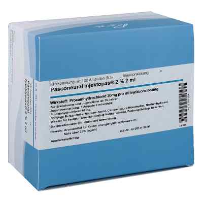 Pasconeural Injektopas 2% Ampullen 2 ml 100 stk von Pascoe pharmazeutische Präparate PZN 11170018