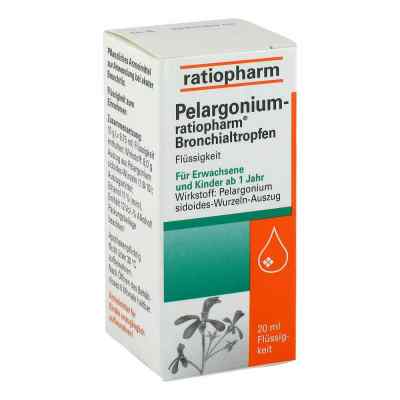 Pelargonium-ratiopharm Bronchialtropfen 20 ml von ratiopharm GmbH PZN 10086876