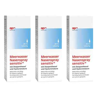 Pflegendes Nasenspray Hyaluron & Dexpanthenol von apodiscounter 3x20 ml von Pharma Aldenhoven GmbH & Co. KG PZN 08102168