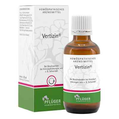 Pflüger® Vertizin® Tropfen 50 ml von Homöopathisches Laboratorium Alexander Pflüger Gmb PZN 04632530