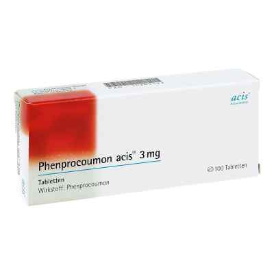 Phenprocoumon acis 3mg 100 stk von acis Arzneimittel GmbH PZN 10269542