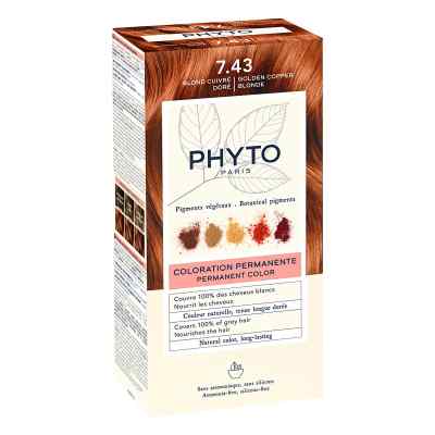 Phytocolor 7.43 Kupfer Goldblond 1 stk von Laboratoire Native Deutschland GmbH PZN 18428098