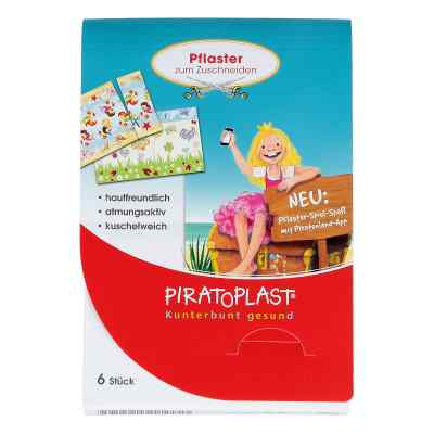 Piratoplast Mädchen Pflasterzuschnitt 6x10 cm 6 stk von Dr. Ausbüttel GmbH & Co. KG PZN 11519484