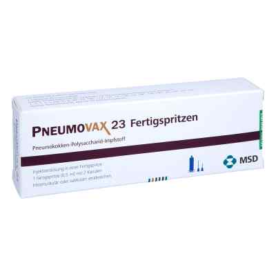 Pneumovax 23 iniecto l.i.e.fertigspr.+2 beigef.Kanülen 0.5 ml von EurimPharm Arzneimittel GmbH PZN 13588822