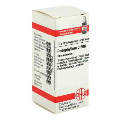 Podophyllum C200 Globuli 10 g von DHU-Arzneimittel GmbH & Co. KG PZN 07177813
