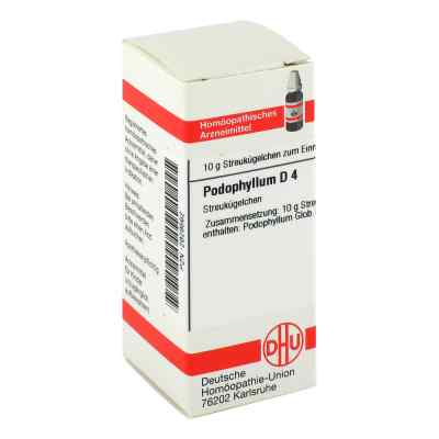 Podophyllum D4 Globuli 10 g von DHU-Arzneimittel GmbH & Co. KG PZN 02929562
