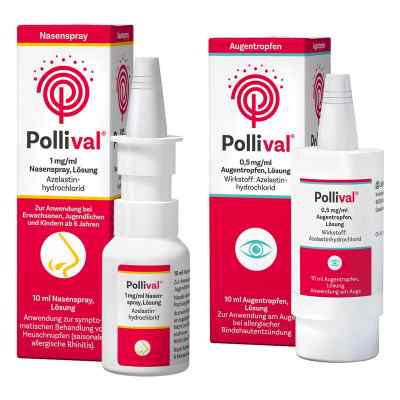 Pollival 1 Mg/ml Nasenspray und Pollival 0,5 Mg/ml Augentropfen 1 Set von URSAPHARM Arzneimittel GmbH PZN 08107504