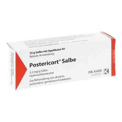 Postericort Salbe 25 g von DR. KADE Pharmazeutische Fabrik GmbH PZN 10215256