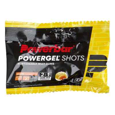 Powerbar Powergel Shots Orange Bonbons 60 g von NEC MED PHARMA GMBH PZN 11222034