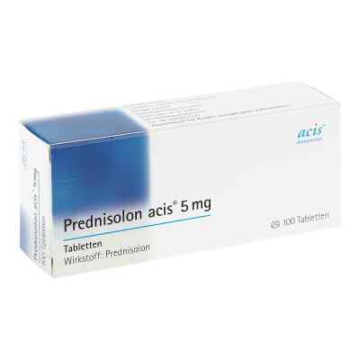 Prednisolon Acis 5 mg Tabletten 100 stk von MIBE GmbH Arzneimittel PZN 01300425