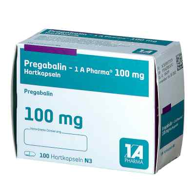 Pregabalin-1A Pharma 100mg 100 stk von 1 A Pharma GmbH PZN 10973117