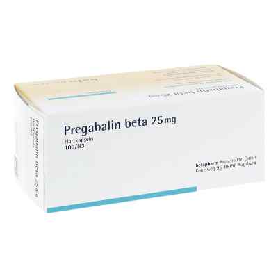 Pregabalin beta 25mg 100 stk von betapharm Arzneimittel GmbH PZN 10810473