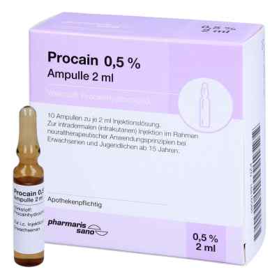Procain 0.5% Ampulle 2ml 10X2 ml von medphano Arzneimittel GmbH PZN 16816086