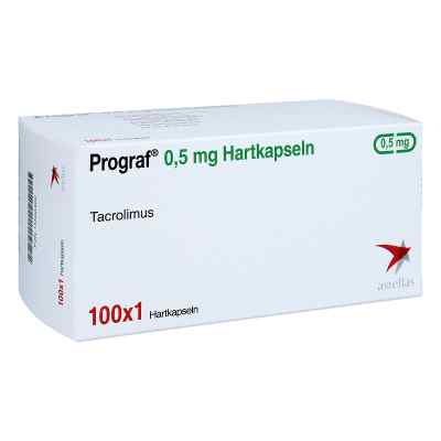 Prograf 0,5 mg Hartkapseln 100 stk von Originalis B.V. PZN 15568462