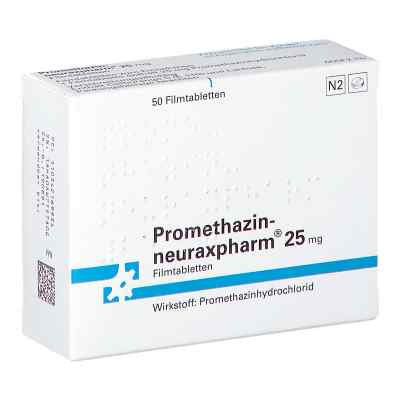 Promethazin-neuraxpharm 25mg 50 stk von neuraxpharm Arzneimittel GmbH PZN 03421699