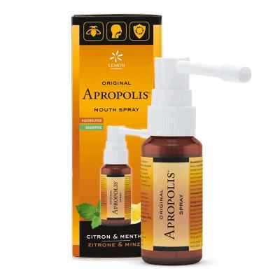 Propolis Spray Zitrone & Minze Apropolis 30 ml von Hager Pharma GmbH PZN 13974689