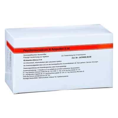 Psychoneuroticum N Ampullen 50X5 ml von medphano Arzneimittel GmbH PZN 01715468